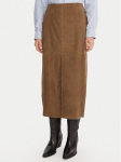 MAX&Co. Nahkseelik Guelfi 2526406011200 Pruun Straight Fit