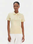 Tommy Hilfiger Polo s&auml;rk 1985 WW0WW43225 Kollane Slim Fit
