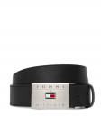 Tommy Hilfiger V&ouml;&ouml; Th Flag Plaque Belt AM0AM14322 Must