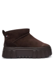 Tommy Jeans Lumesaapad Tjw Suede Platform Boots Wl EN0EN03158 Pruun