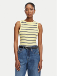 Tommy Hilfiger Top WW0WW50025 Kollane Regular Fit