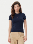 Tommy Jeans T-s&auml;rk Tonal Linear DW0DW20315 Tumesinine Slim Fit