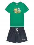 Champion Komplekti kuuluvad t-s&auml;rk ja &scaron;ortsid 307063 Roheline Regular Fit XS
