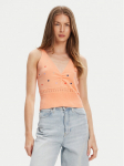 United Colors Of Benetton Top 10C1EH01A Oranž Regular Fit XS