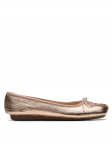 Clarks Baleriinad Freckle Ice 26181353 Kuldne
