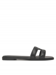 Tommy Hilfiger Pl&auml;tud Th Logo Strap Mule FW0FW08671 Must