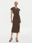 Marella Suvekleit Recoaro 2413221242 Pruun Regular Fit