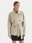 Calvin Klein Vihmamantel LV044B540G Beež Regular Fit