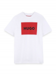 HUGO T-s&auml;rk G00572 S Valge Regular Fit
