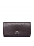 Calvin Klein Rahakott Emblem Hw Long Bifold LV04F1316G Pruun