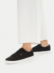 Tommy Hilfiger Tenniskingad Th Low Profile Vulc Canvas FW0FW09102 Must