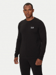 EA7 Emporio Armani Pikkade varrukatega T-s&auml;rk 8NPT28 PJVQZ 1200 Must Regular Fit