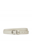 Calvin Klein Naiste p&uuml;ksirihm Ck Metal Loop Round Buckle 2.5 K60K613147 Valge