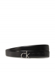 Calvin Klein Naiste p&uuml;ksirihm Ck Buckle Belt 3.0_Smooth K60K613156 Must