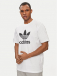 adidas T-s&auml;rk adicolor Trefoil IV5353 Valge Regular Fit