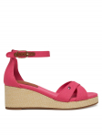 Tommy Hilfiger Sandaalid Flag Criss-Cros Mid Wedge Espad FW0FW08481 Roosa