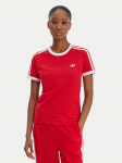 adidas T-s&auml;rk 3-Stripes KD3676 Punane Slim Fit XS