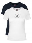 Tommy Jeans T-s&auml;rkide komplekt DW0DW23004 V&auml;rviline Slim Fit