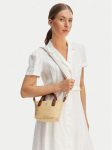 Tommy Hilfiger K&auml;ekott Popette Micro Tote Raffia AW0AW18526 Beež