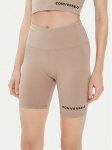 Converse Spordi&scaron;ortsid W Wordmark Bike Short 10024539-A10 Beež Skinny Fit