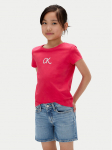 Calvin Klein Jeans T-s&auml;rk Glitter IG0IG02972 D Roosa Slim Fit