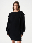 IRO Kootud kleit Lorely AR641 Must Relaxed Fit