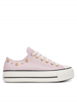 Converse Tennised Chuck Taylor All Star Lift Platform Heathered Glam​ A17595C Roosa