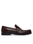 Calvin Klein Lords kingad Ess Rubber Loafer Wr Pol Lth HM0HM02171 Tumepruun