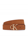 Calvin Klein Naiste p&uuml;ksirihm Round Ck Buckle Suede LV04F7144G Pruun