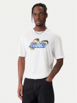 HUGO T-s&auml;rk Nalotrix 50554349 Valge Regular Fit