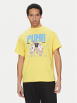 Puma T-s&auml;rk Dylan's World 630257 Kollane Regular Fit XL