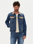 Guess Teksajakk M5YXN1 D5KT3 Tumesinine Regular Fit