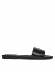 Calvin Klein Jeans Pl&auml;tud Flat Sandal Slide Mg YW0YW01697 Must