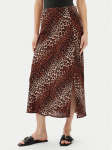 Pieces Midiseelik Nya 17147811 Pruun Regular Fit XS