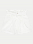 United Colors Of Benetton Riidest &scaron;ortsid 4BE7C902D Valge Relaxed Fit