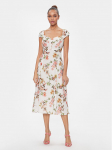 Luisa Spagnoli Suvekleit Passionale 540698 Valge Regular Fit