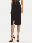 Elisabetta Franchi Pliiatsseelik GO-134-56E2-V390 Must Regular Fit