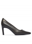 Tommy Hilfiger Tacones Th Logo Lth Pump Slanted Hl FW0FW09008 Must