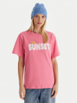 Roxy T-s&auml;rk Sunnyoversize Easy ERJZT06033 Roosa Oversize S