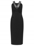 BOSS Kokteilikleit Daliyah 50548103 Must Slim Fit