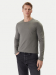 BOSS Pikkade varrukatega T-s&auml;rk Tacks 50512111 Khakiv&auml;rviline Regular Fit