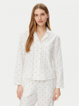 Hunkem&ouml;ller Pidžaamas&auml;rk Jacquard Hearts 301436 Valge Relaxed Fit