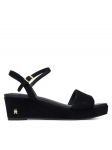 Tommy Hilfiger Sandaalid Suede Wrapped Mid Wedge FW0FW09235 Must 38