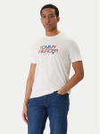 Tommy Hilfiger T-s&auml;rk Brand Love Big Text MW0MW42369 Valge Regular Fit