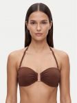 Max Mara Beachwear Bikini &uuml;lemine osa Amelia 2616821239 Tumepruun