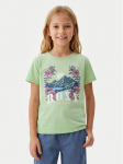Roxy T-s&auml;rk Lily Vintage ERGZT04140 Roheline Regular Fit