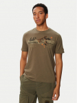 Aeronautica Militare T-s&auml;rk 262TS2579UJ00750 Khakiv&auml;rviline Regular Fit
