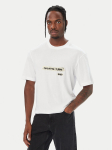 HUGO T-s&auml;rk Naxter 50570028 Valge Regular Fit