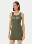 Guess Igap&auml;evane kleit V5GK06 K8RT2 Roheline Slim Fit
