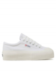 Superga Tennised Stripe Platform 2631 S5111SW Valge 41
